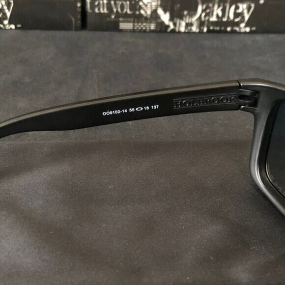 OO9102 Oakley Holbrook Chrome Iridium Prizm Polarized Sunglasses - Picture 6 of 8